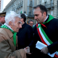 Bruno Segre e il Sindaco Stefano Lo Russo (2022)