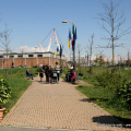 Un viale del giardino Vittime delle foibe