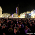 La piazza del TJF del 25 aprile