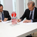 Luigi Gubitosi, Direttore Generale Rai il Sindaco Fassino firmano un protocollo d\'intesa fra la Rai e Torino 2015
