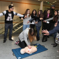 Gli studenti alla prova di soccorso in caso di arresto cardiaco