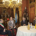 Un momento dell\'incontro fra i vertici ONU e le autorità locali