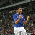 L\'esultanza di Pellè dopo il gol