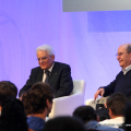Sergio Mattarella e Ernesto Olivero