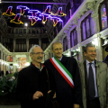 Piero Gilardi, Piero Fassino, Maurizio Braccialarghe e Francesco Profumo accendono Migrazioni