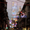 Luci d\'Artista: Il Mito, via San Francesco d’Assisi, di Lello Ferrigno