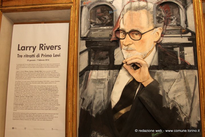 Larry Rivers. Tre ritratti di Primo Levi a Palazzo Madama