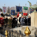 Il corteo al cimitero Monumentale