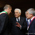 Piero Fassino, Sergio Mattarella e Sergio Chiamparino