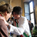 La Sindaca Chiara Appendino e Gianduja