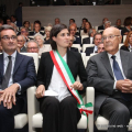 Iti Mihalich, Luca Filippone, Presidente e Direttore Generale di Reale Mutua con la Sindaca Appendino