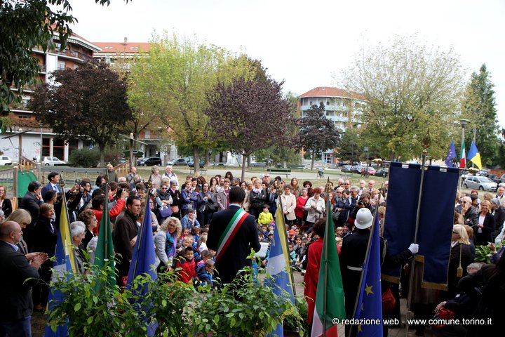 Inaugurato il giardino Walter Ferrarotti