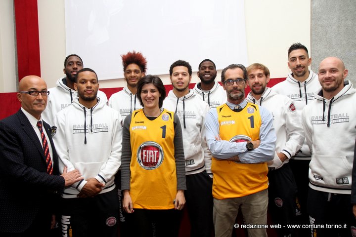 Il basket torinese a Palazzo Civico