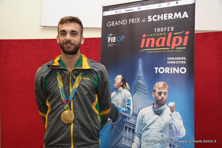 Riconsegnato a Daniele Garozzo l’oro Olimpico di Rio 2016