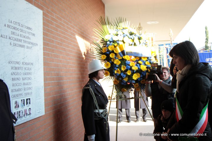 Torino ricorda la tragedia della ThyssenKrupp