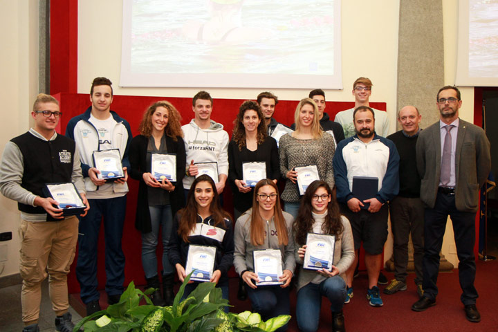 In Sala Colonne premiati gli atleti della FIN Piemonte e Valle d'Aosta