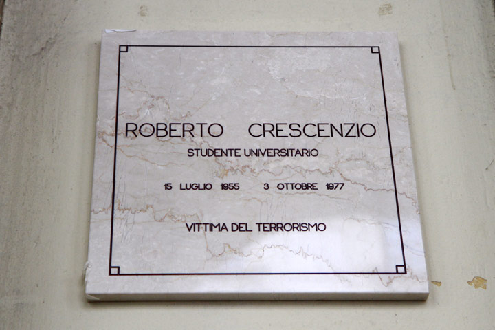 Ricordando la vita spezzata di Roberto Crescenzio