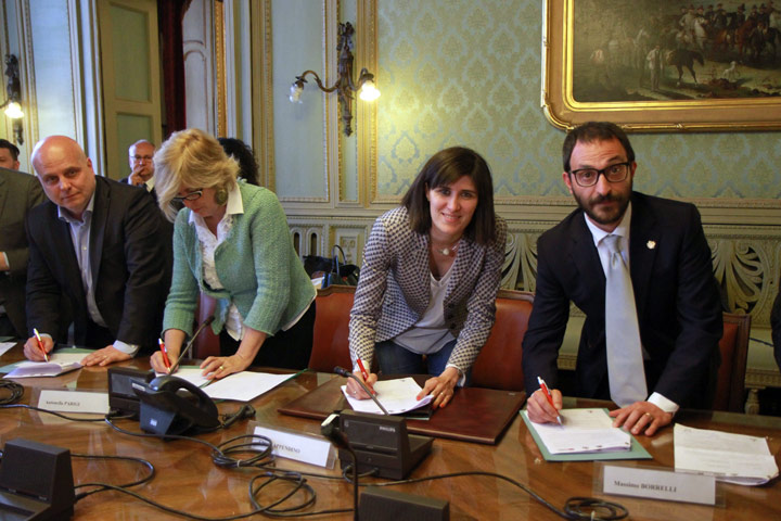 Torino e il territorio di Langa e Roero insieme per il turismo. Sottoscritta un’intesa a Palazzo Civico