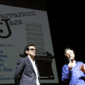 Nicola Lagioia e Stefano Zenni sul palco del Lingotto