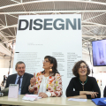 Un momento della conferenza stampa