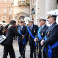 La Sindaca Chiara Appendino saluta i comandi dei Vigili Urbani