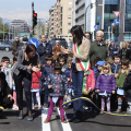 Il taglio del nastro coi bambini della scuola materna Umberto I