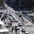 Il ponte aperto al traffico