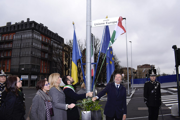 Intitolazione del Ponte Unione Europea