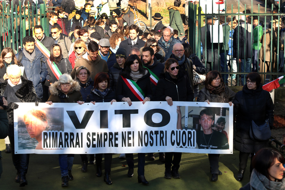 A Torino un giardino in memoria di Vito Scafidi