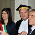 Chiara Appendino, Guido Saracco e Sergio Chiamparino