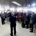 Un momento dell'inaugurazione