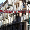 Biennale Democrazia - Welcome Aurora, Demokratie Macht Frei, via Cuneo