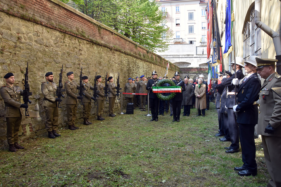 Commemorazione dei Partigiani caduti, incarcerati e torturati presso la Caserma Lamarmora