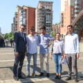 L'Assessore Alberto Unia con i giovani di Fridays for Future