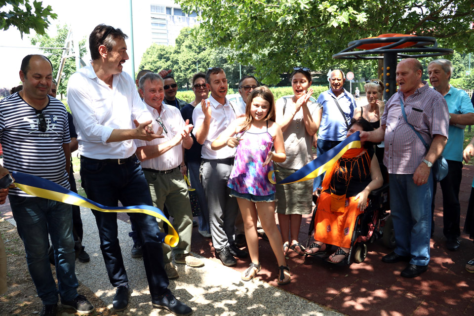AXTO: Nuova area giochi in via Scialoja