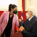 Chiara Appendino e Bruno Gambarotta