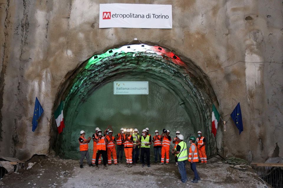 Metropolitana: concluso il primo tratto di galleria fino alla stazione Certosa di Collegno