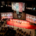 L'allestimento della mostra Photocall