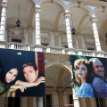 Photocall. Attrici e attori del cinema italiano al Rettorato dell’Università di Tori