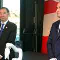 L'Ambasciatore giapponese Hiroshi OE e il Sindaco Stefano Lo Russo al Mercato Centrale