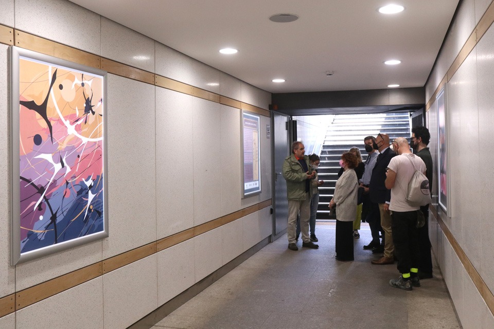 Stazione Bengasi, inaugurata nuova ‘galleria d’arte urbana’