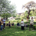 La conferenza stampa all'Orto Botanico