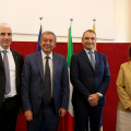 Alberto Anfossi, Francesco Profumo, Stefano Lo Russo e Michela Favaro
