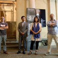 Un momento della conferenza stampa