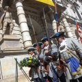 Cambi della Guardia d’Onore davanti Palazzo Civico e onori al Principe Eugenio di Savoia