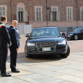 L'arrivo del Presidente