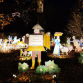 Il presepe di Emanuele Luzzati nella nuova cornice di piazza Don Pollarolo
