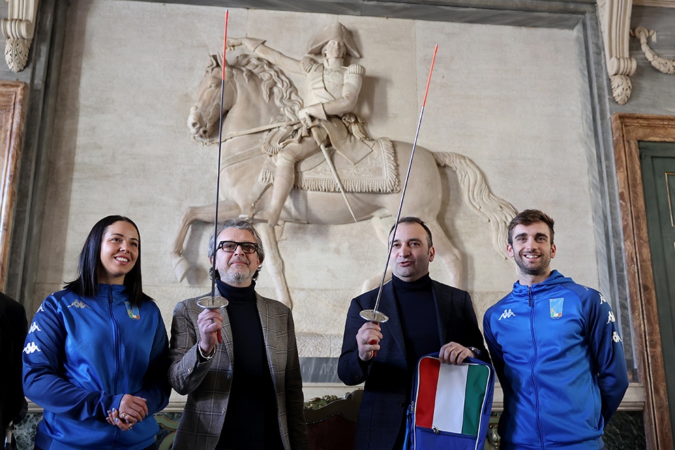 Consegnati al Sindaco Lo Russo e all’Assessore Carretta i fioretti olimpici