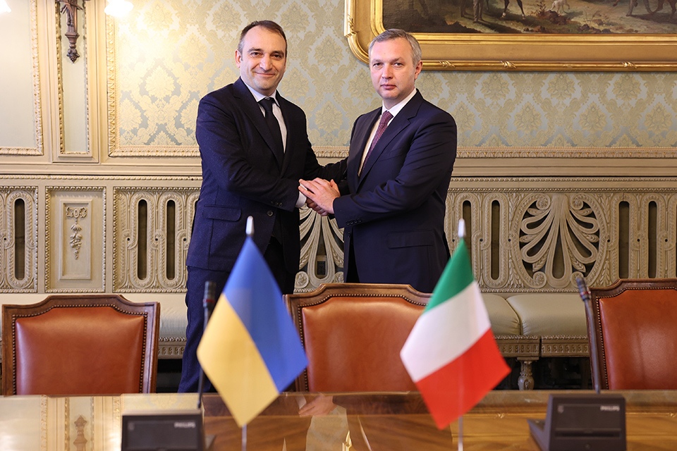 A Palazzo Civico l'incontro tra il Sindaco di Torino Stefano Lo Russo e Yaroslav Melnyk, Ambasciatore d'Ucraina in Italia