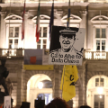 Torino contro le mafie, fiaccolata davanti al Comune